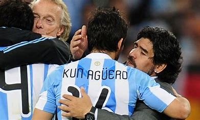 how-is-aguero-related-to-maradona